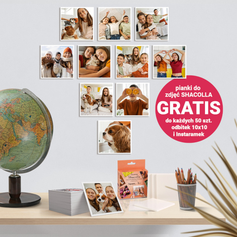 2 op. Shacolla gratis do 50szt odbitek 10x10